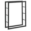 Držalo za drva Täby 80 - 2 Držalo za drva Täby 80 - jeklo - 80 x 25 x 100 cm - črno