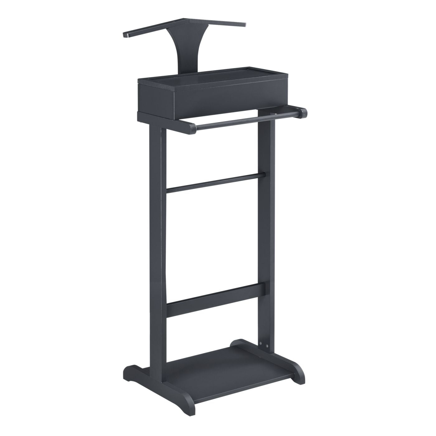 Stojalo za moška oblačila in dodatke - siv