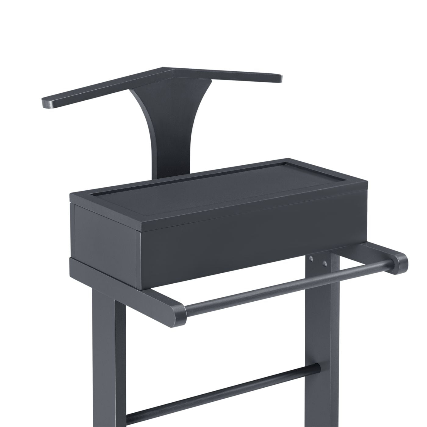 Stojalo za moška oblačila in dodatke - siv