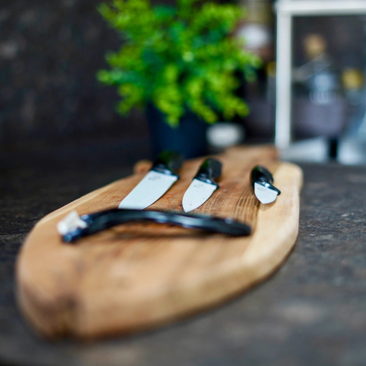 Switzner set nožev s keramično prevleko - 4 delni - 3 noži in lupilec