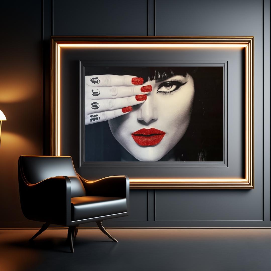 Red Hot- stenska slika - 92,5 x 65 cm