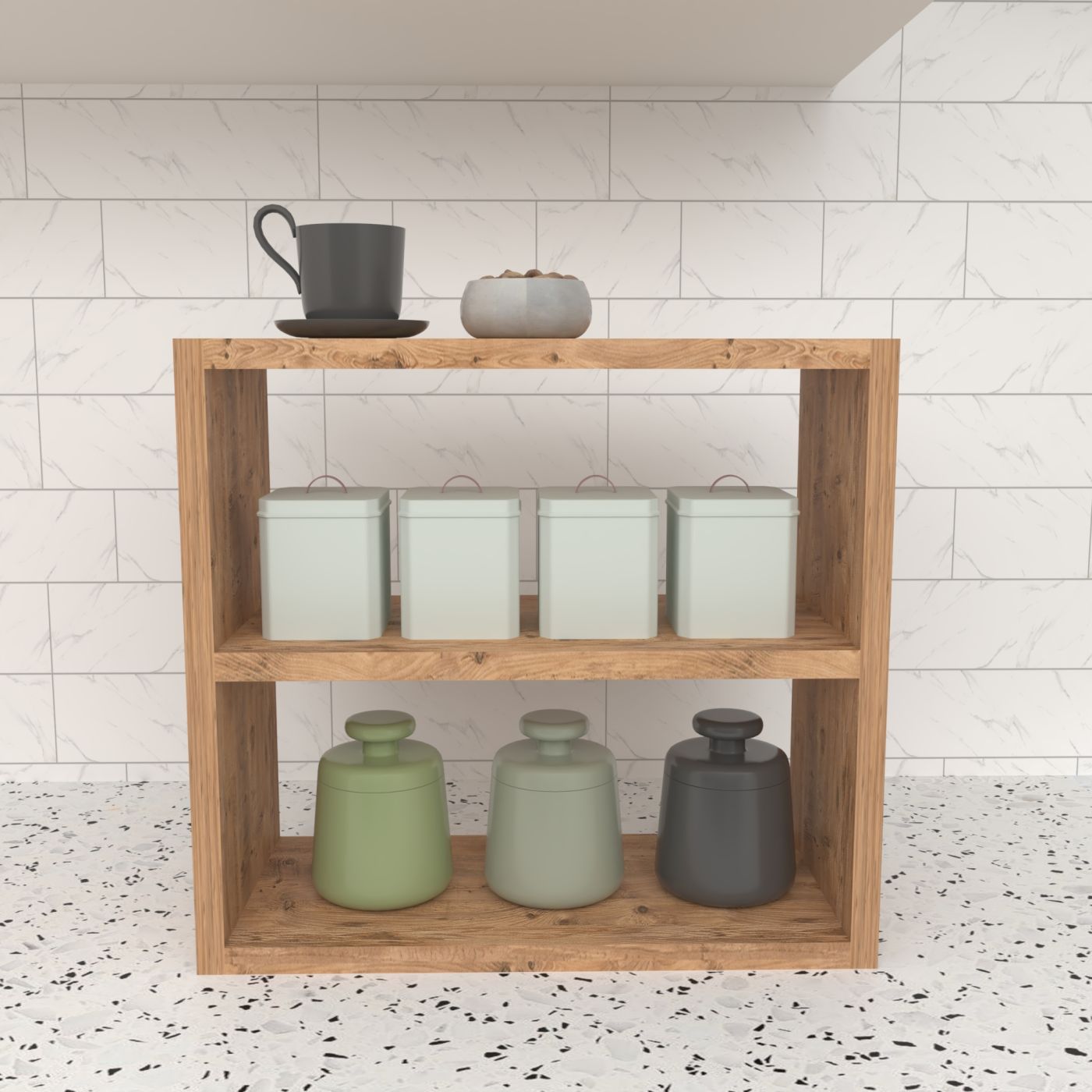 Kuhinjski regal Hjo - različne barve - mere 40 x 43,5 x 20 cm