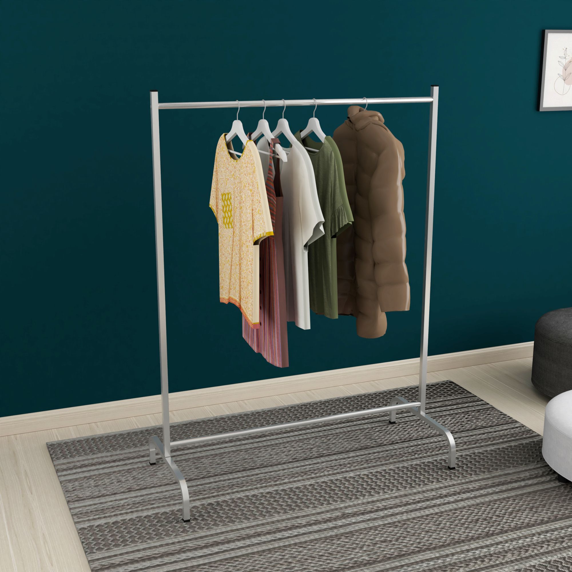 Stojalo za oblačila Staffanstorp 137 x 104 x 48 cm