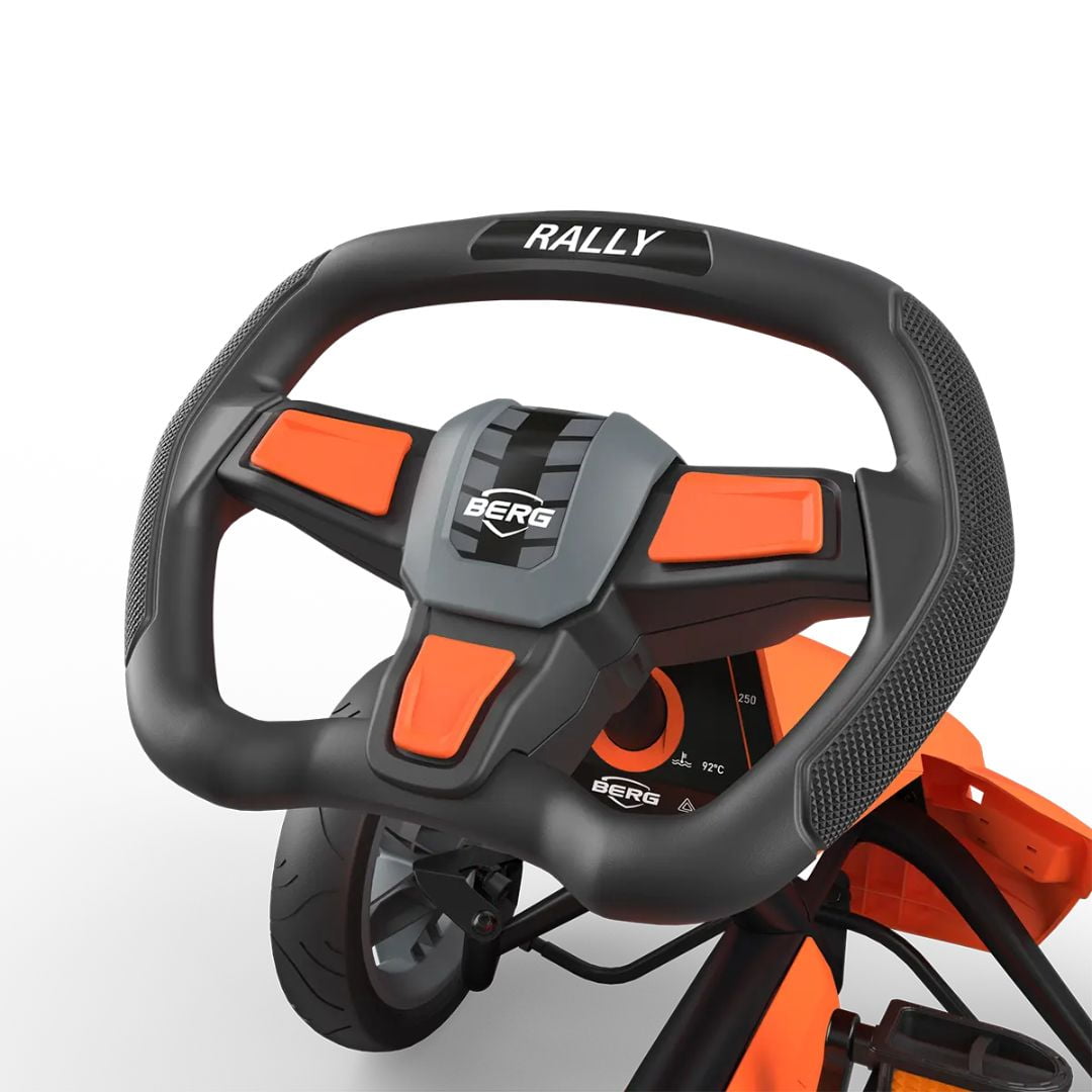 BERG Rally NRG Orange - otroški gokart - 4-12 let - Enostaven in zmogljiv