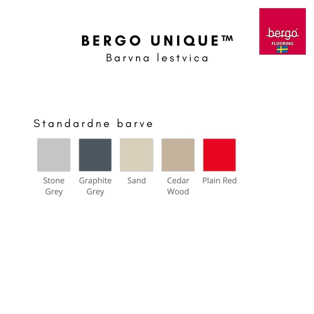 Bergo Unique™ - Talne plošče - 38 x 38 cm - primerne za: balkone in terase, bazene, lažja skladišča, komercialne in javne površine