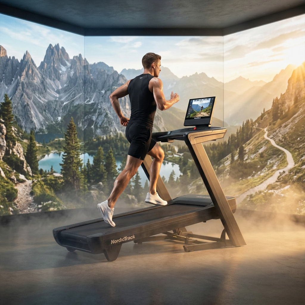 NordicTrack Commercial 1750 tekalna steza z letnim iFIT | 16-palčni vrtljivi HD-zaslon na dotik, Hitrost do 20 km/h, Naklon −3 do 12 % | Vadite po svojem načrtu - slika 10
