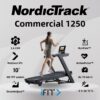 NordicTrack Commercial 1250 tekalna steza | 10-palčni nagibni zaslon na dotik, Hitrost do 20 km/h, Naklon −3 do 12 % | Vadite po svojem načrtu - Thumbnail Image 1