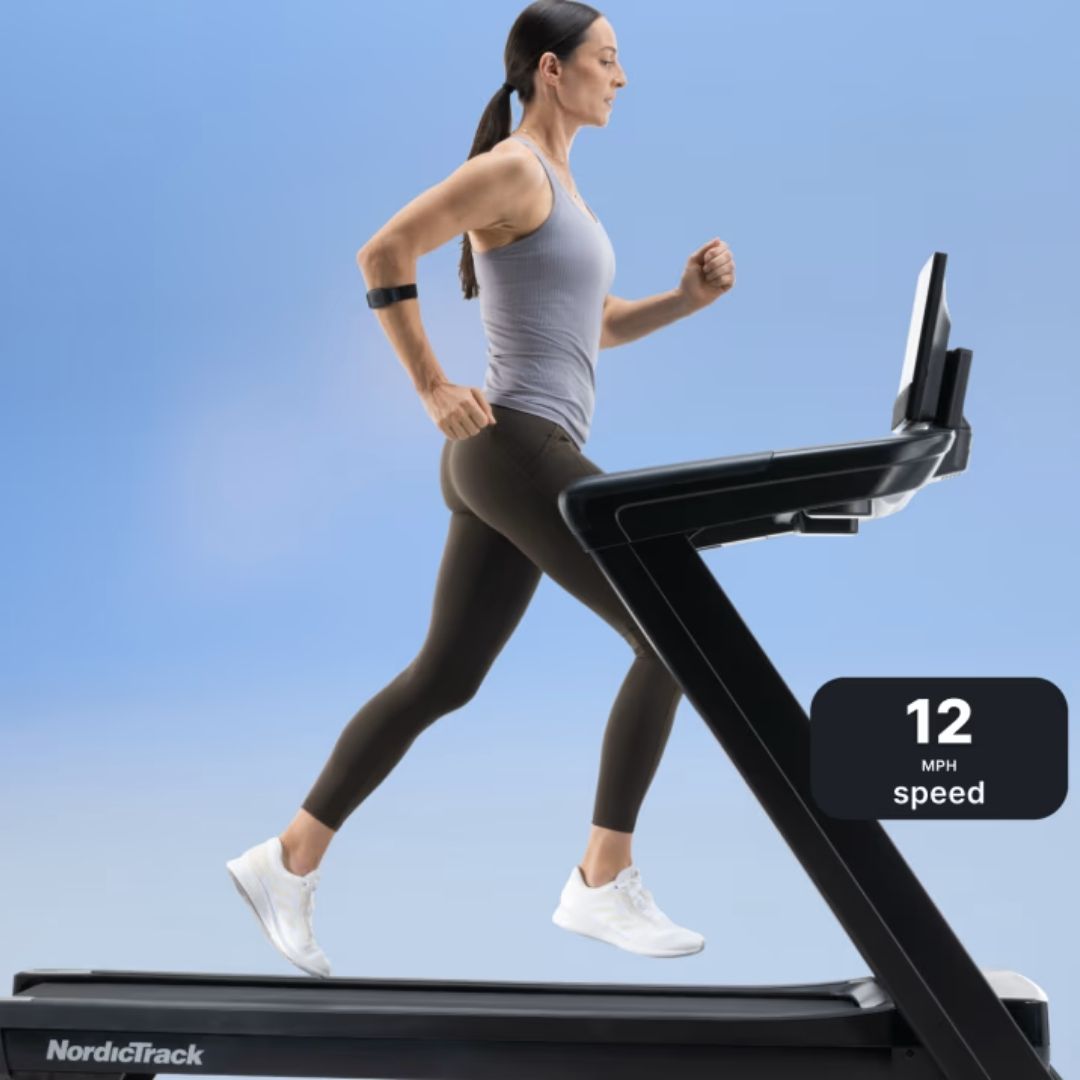 NordicTrack Commercial 1750 tekalna steza z letnim iFIT | 16-palčni vrtljivi HD-zaslon na dotik, Hitrost do 20 km/h, Naklon −3 do 12 % | Vadite po svojem načrtu - slika 7