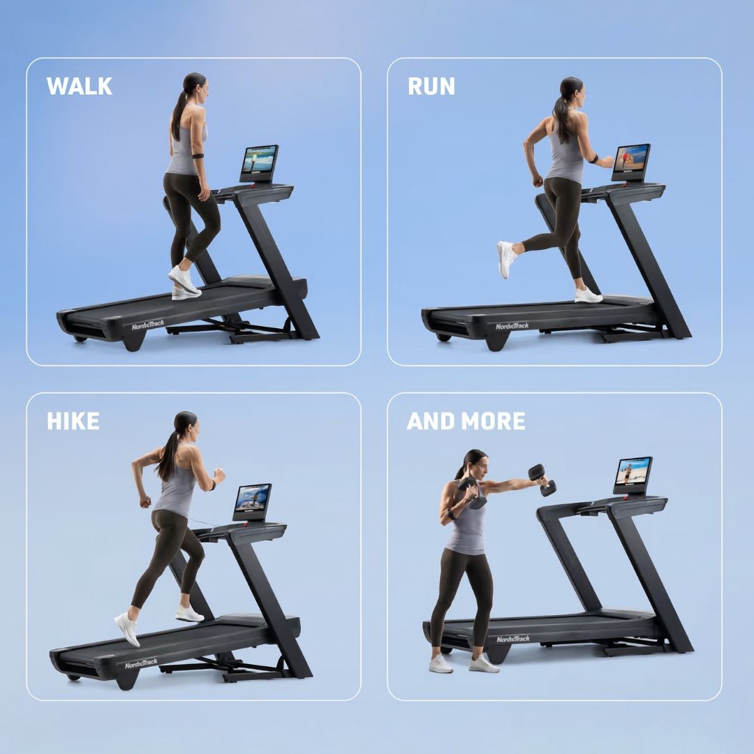 NordicTrack Commercial 1750 tekalna steza z letnim iFIT | 16-palčni vrtljivi HD-zaslon na dotik, Hitrost do 20 km/h, Naklon −3 do 12 % | Vadite po svojem načrtu - slika 3