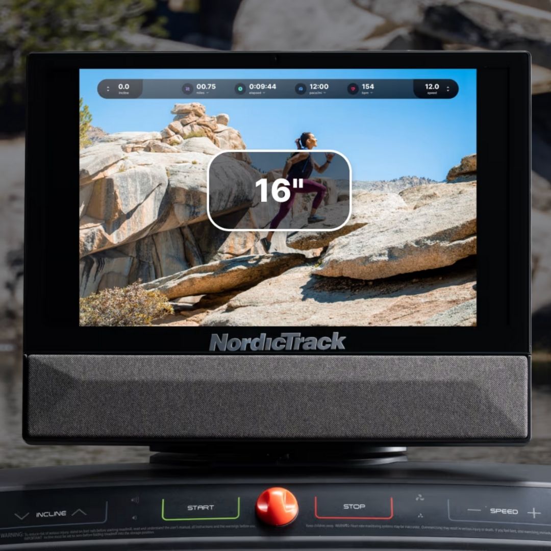 NordicTrack Commercial 1750 tekalna steza z letnim iFIT | 16-palčni vrtljivi HD-zaslon na dotik, Hitrost do 20 km/h, Naklon −3 do 12 % | Vadite po svojem načrtu - slika 8