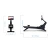 NordicTrack RW900 Rower veslaška naprava | 24-palčni vrtljivi HD-zaslon na dotik, 26 stopenj SMR-upora, Aluminijasto vodilo | Vadite po svojem načrtu - Thumbnail Image 9