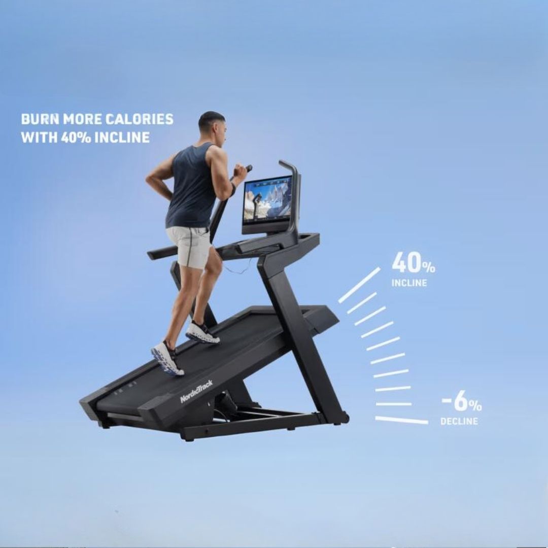 NordicTrack X24 tekalna steza | 24-palčni vrtljivi HD-zaslon na dotik, Hitrost do 20 km/h, Naklon −6 do 40 % | Vadite po svojem načrtu - slika 29