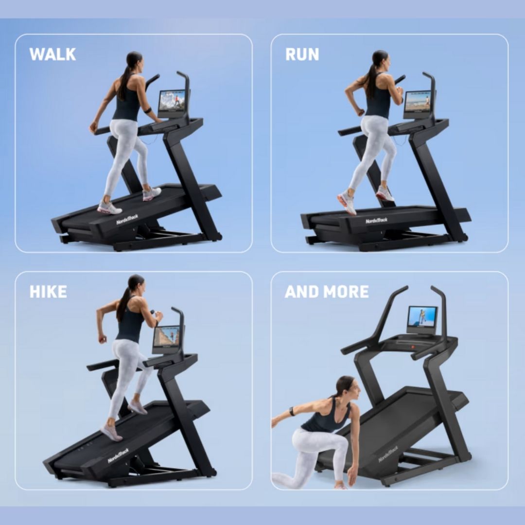 NordicTrack X24 tekalna steza | 24-palčni vrtljivi HD-zaslon na dotik, Hitrost do 20 km/h, Naklon −6 do 40 % | Vadite po svojem načrtu - slika 28