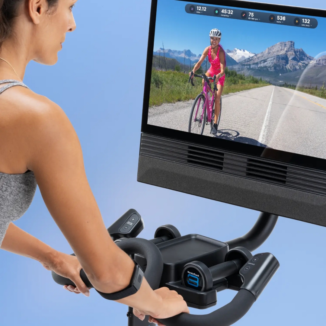 NordicTrack X24 Bike sobno kolo | Naklon od −10 do 20 %, 24-palčni vrtljivi HD-zaslon na dotik, 24 stopenj SMR-upora | Vadite po svojem načrtu - slika 8