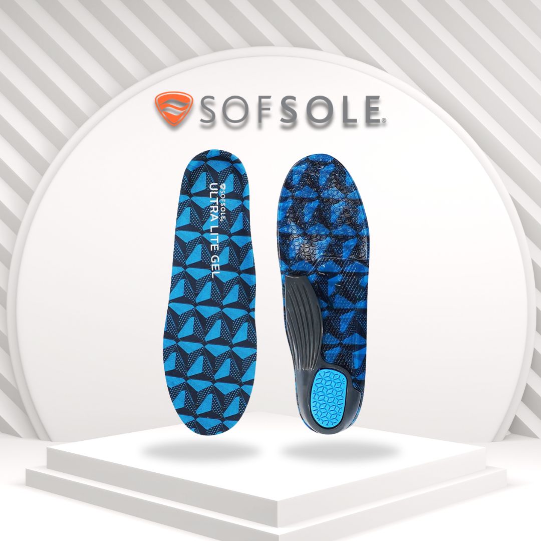 SofSole Ultra Lite Gel vložek – dvopodročna podpora in vrhunsko udobje