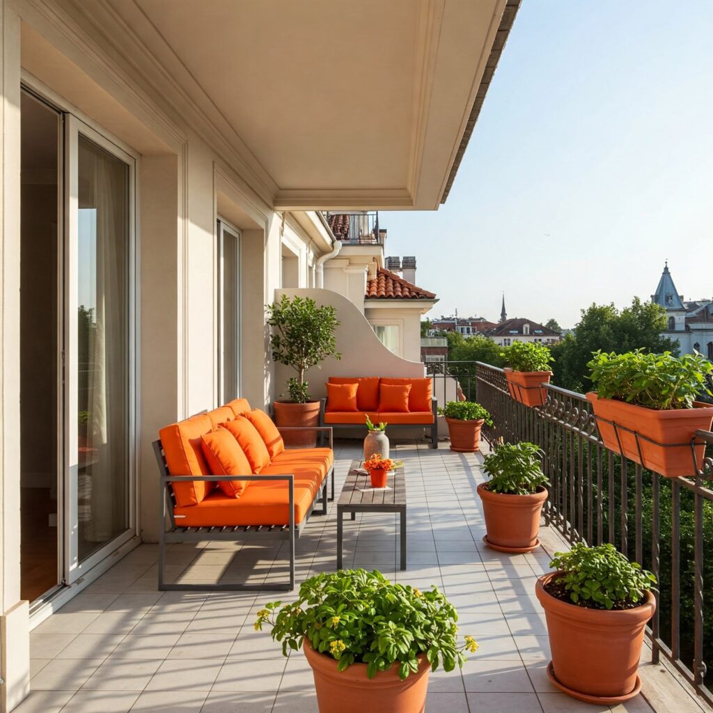 Terasa in balkon