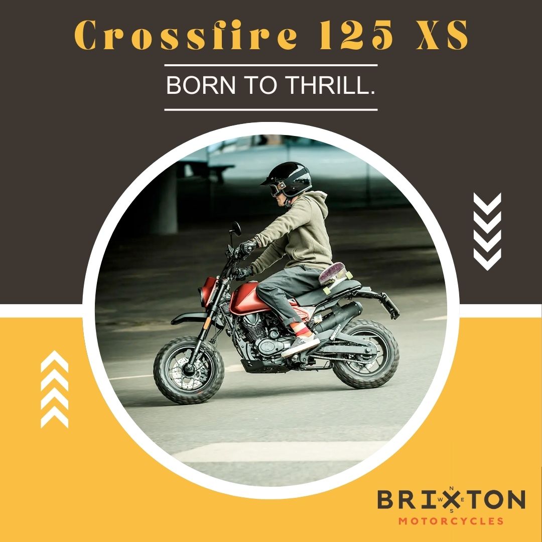 Električno zračno hlajeni enovaljni motor Crossfire 125 XS z 125 ccm