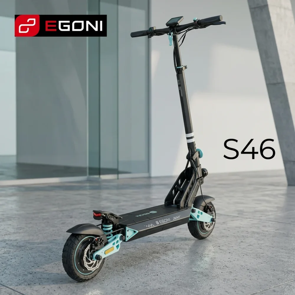 Egoni S46 električni skiro | 1600 W | Do 60 km dosega | Dvojni motor in robustna zasnova