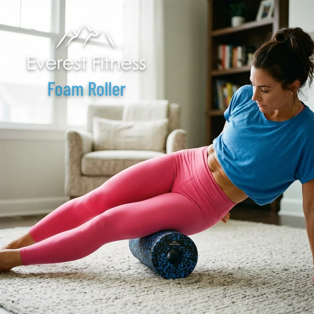 Everest Fitness Masažni Valjček 30 cm | Srednja trdota, 136 g, EPP pena | Profesionalna samomasaža za doma in v fitnesu