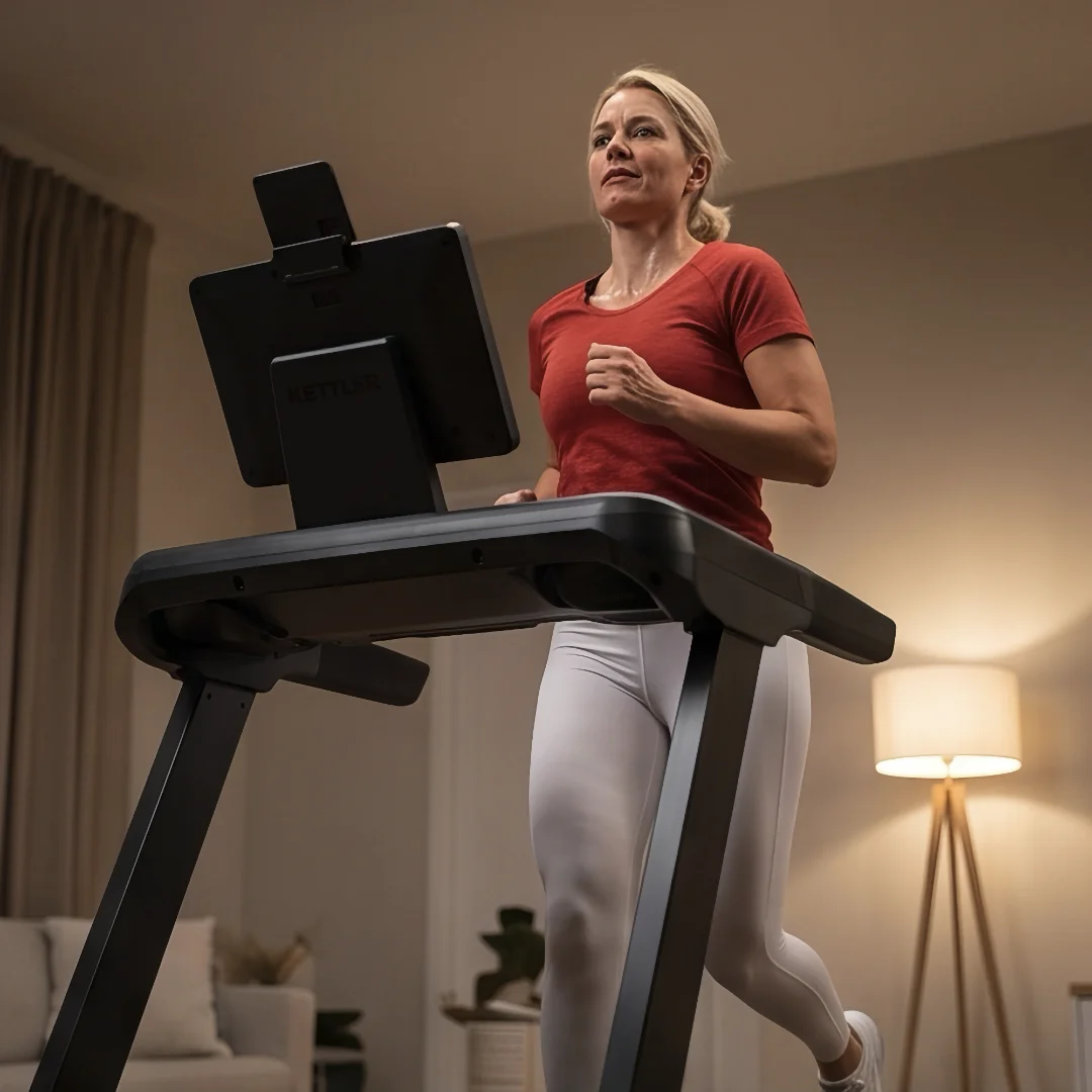 Kettler Alpha Run 600 tekalna steza | 3 KM brezkrtačni DC motor, 20 km/h, naklon 0–15% | Za redne tekaške navade doma - slika 6