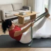 Toorx joga trak z dvojno D-zaponko | 180 × 3,8 cm · polycotton · green tea | več nadzora v položajih - Thumbnail Image 2