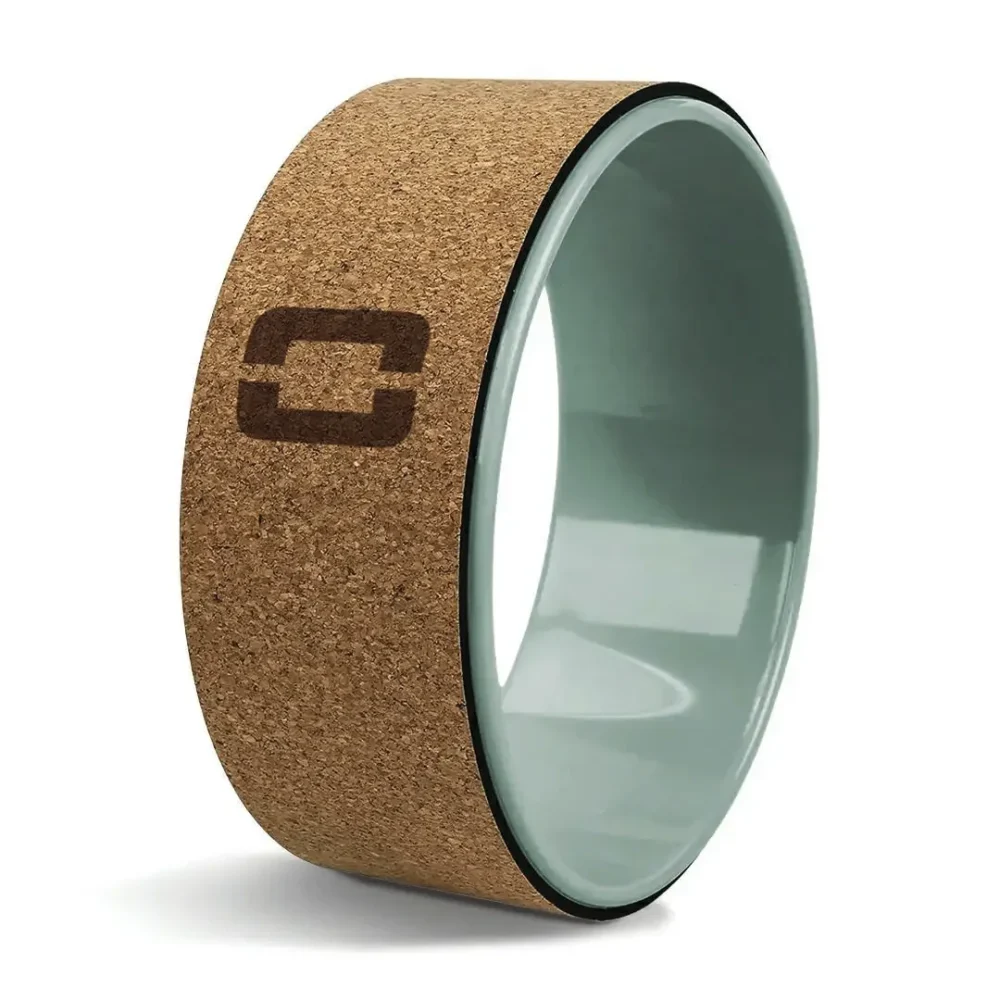 Toorx Cork Yoga Wheel joga kolo | 100 % naravna pluta | ABS | Ø31 × 12 cm | Stabilna opora za vašo prakso | po naročilu (dobava 10 do 14 dni)