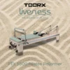Toorx PTX 5500 Pilates Reformer | Les | 6 vzmeti, footbar z 19 vodoravnimi položaji, razred S | Studio, ki se vklopi v vaš prostor - Thumbnail Image 1
