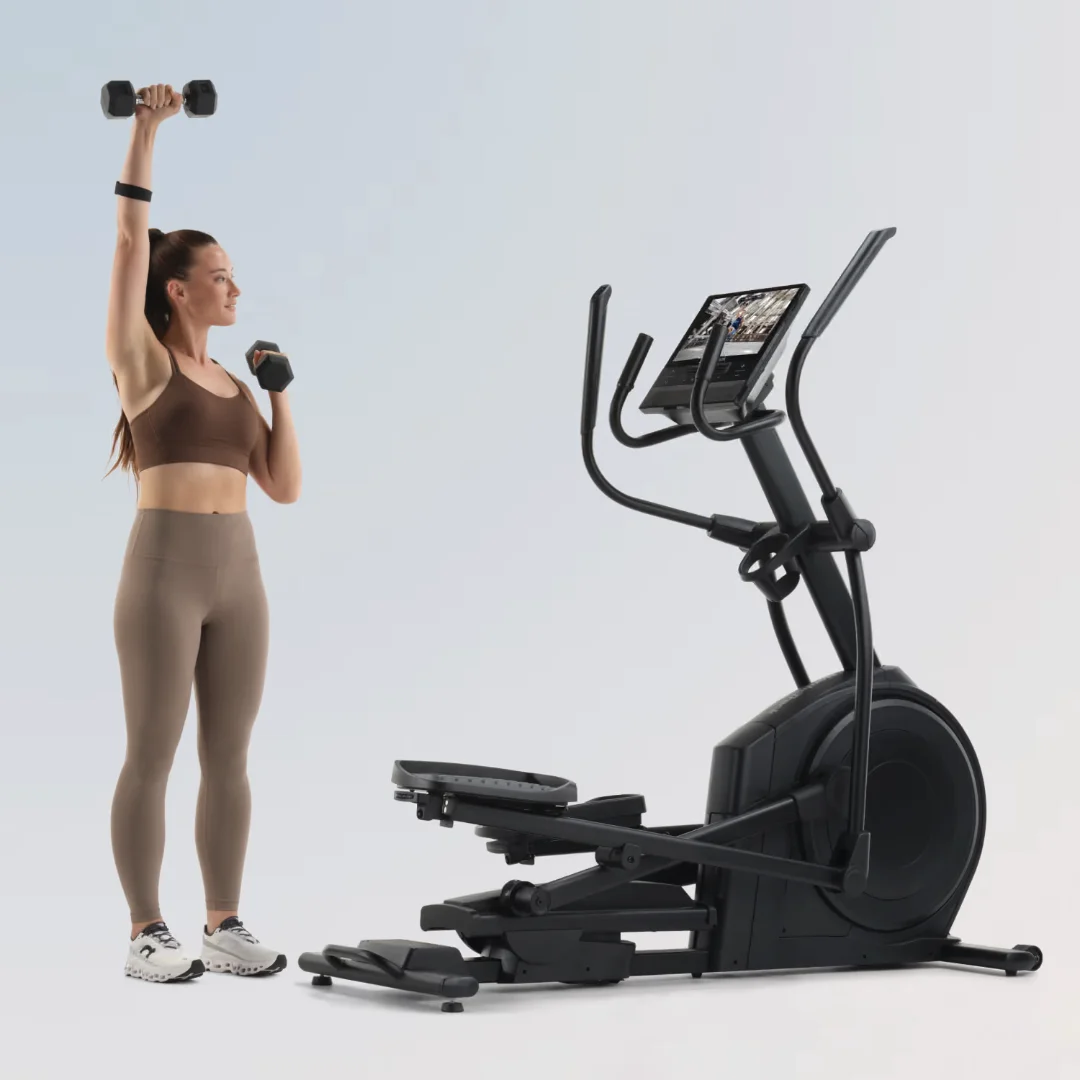 NordicTrack AirGlide 16 eliptični trenažer | 16-palčni nagibni HD-zaslon na dotik, 26 stopenj SMR-upora, Naklon −5° do 15° | Vadite po svojem načrtu - slika 4