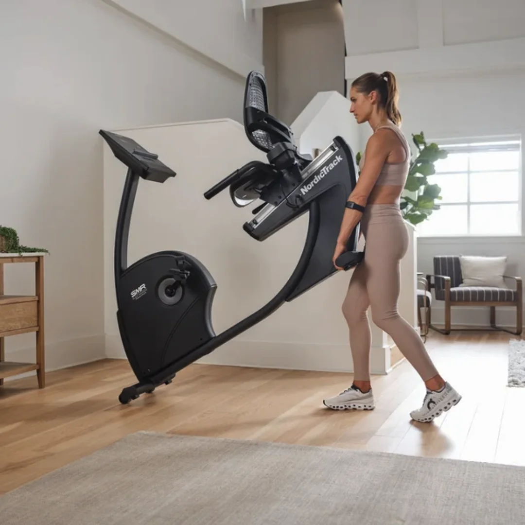NordicTrack GX10 Recumbent Bike ležeče sobno kolo | Sedež z oporo za hrbet, 10-palčni zaslon na dotik, 26 stopenj SMR-upora | Vadite po svojem načrtu - slika 3
