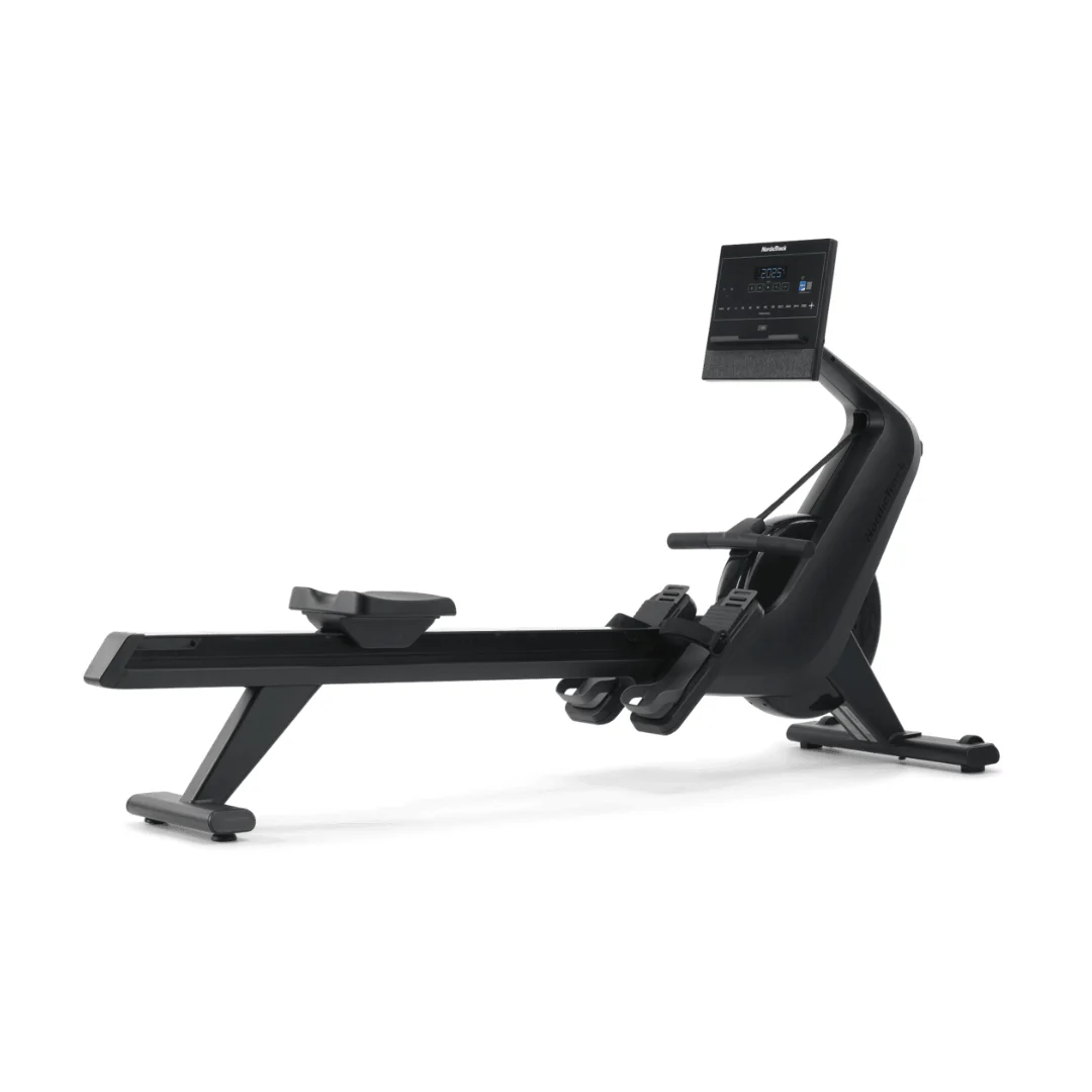 NordicTrack RW300 Rower veslaška naprava | 5-palčni LCD-zaslon, 26 stopenj SMR-upora, Nosilec za lastno napravo | Vadite po svojem načrtu - slika 1