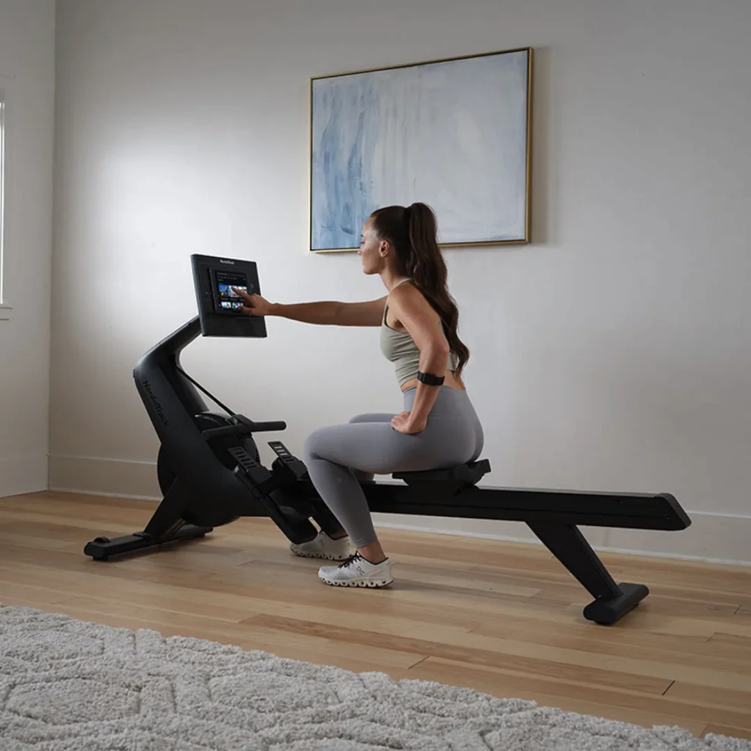 NordicTrack RW300 Rower veslaška naprava | 5-palčni LCD-zaslon, 26 stopenj SMR-upora, Nosilec za lastno napravo | Vadite po svojem načrtu - slika 4
